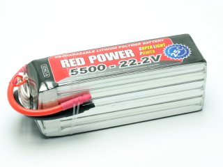 LiPo Akku RED POWER SLP 5500 - 22,2V