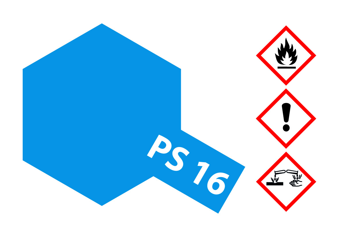 PS-16 Metallic Blau Polycarbonat 100ml