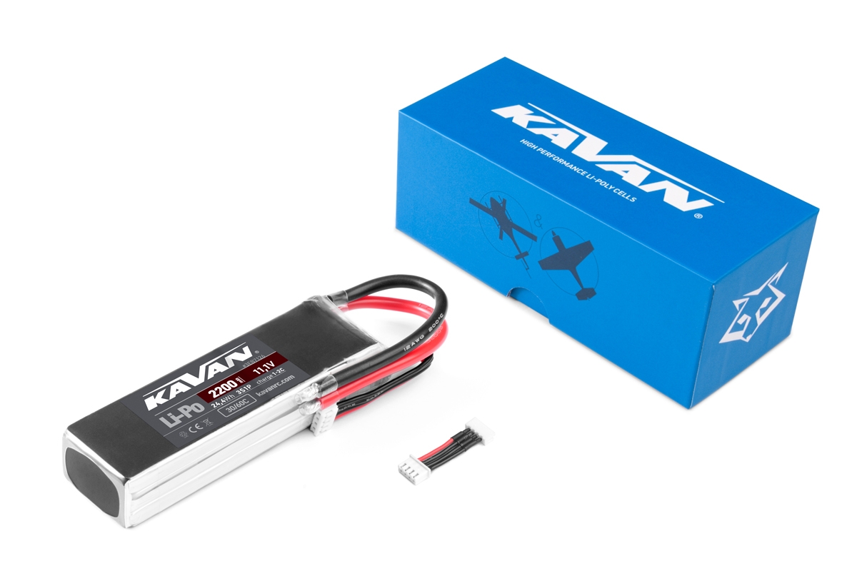 KAVAN Li-Po 2200mAh/11,1V 30/60C Air pack