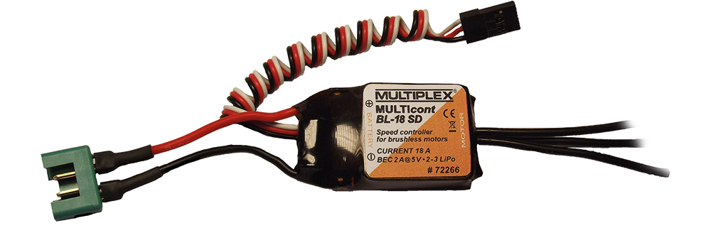 Multiplex Regler MULTIcont BL-18 SD STUNTMASTER