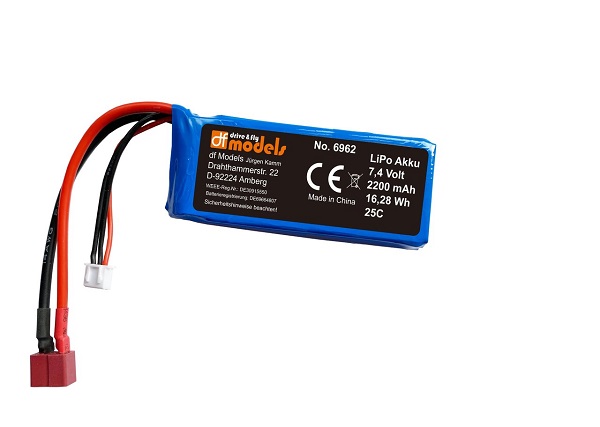 LiPo Akku 7.4 Volt - 2200mAh